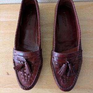 VINTAGE Cole Haan Tassel Weave Moccasin, Brown, Men's Size 9-1/2 M, NEVER WORN